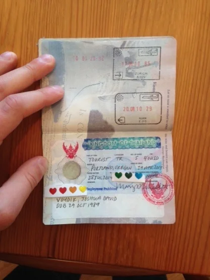 April 29, 2014: Received My First Thai Visa Among Many Today April 29, 2014: Received My First Thai Visa Among Many Today